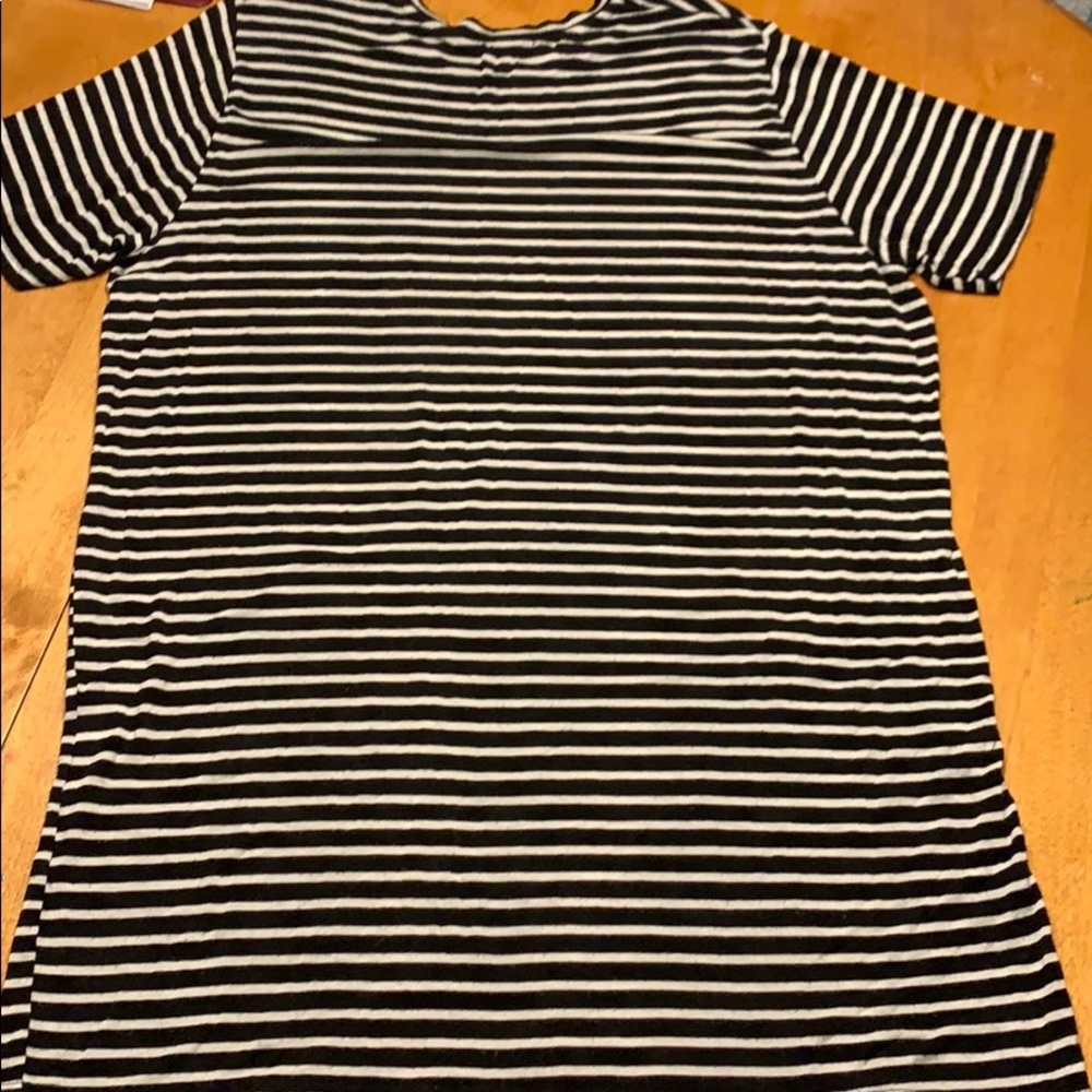 Brandy Melville Striped Tee Shirt Dress - Picture 3 of 4
